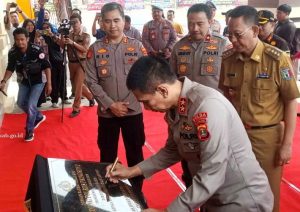 Kapolda Lampung Resmikan Gedung Mako Polres Pringsewu