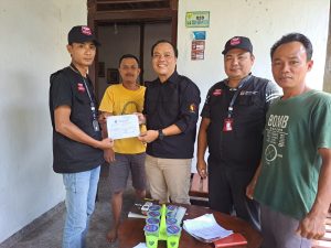 Tahapan Pemilu 2024, Pantarlih Coklit anggota bawaslu Pesisir Barat