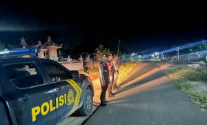 Samapta Polres Tuba Gelar Patroli Presisi Pada Malam Hari