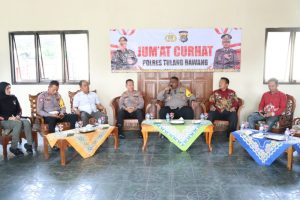 Kapolres Tuba Terima Tujuh Aduan Saat Gelar Jum’at Curhat di Tunggal Warga