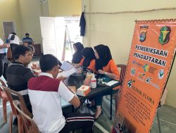 Personel Polres Way Kanan Jalani Pemeriksaan Kesehatan Berkala T.A. 2023