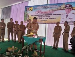 Pj. Bupati Pringsewu Resmikan Sekaligus Serahkan Infrastruktur DAK Bidang Sanitasi 2022