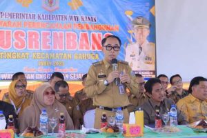Musrenbang  Kecamatan Bahuga, Bupati Adipati Tegaskan Untuk Pilih Program Yang Langsung Menyentuh Masyarakat   