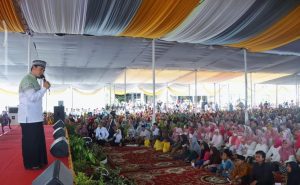 Ribuan Jamaah Pengajian Padati Rusunawa Way Kanan
