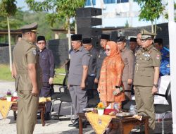 Peringati HUT Provinsi Lampung,Pemkab Mesuji gelar Upacara