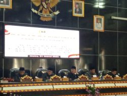 DPRD Metro Gelar Paripurna Pandangan Umum Fraksi Atas LKPj Walikota Tahun 2022