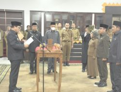 Walikota Metro Lantik 3 JPT Pratama Hasil Lulus Selter