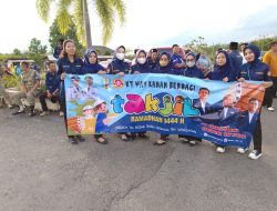 Karang Taruna Way Kanan Bagi bagi Takjil dan Silaturahmi dengan Dewan Pembina.