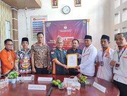 Jadi yang pertama,PKS daftarkan Bacalegnya ke KPU Mesuji