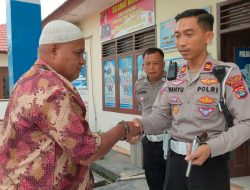 Kasat Lantas Mesuji terima penyerahan Senprai dari Masyarakat
