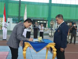 Amal syah Tarmizi resmi melantik Ardian Saputra sebagai Ketua KONI Kabupaten Lampung Utara