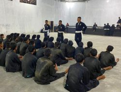 Anggota TMMD Way Kanan Jalin Silaturahmi Bersama Ranting PSHT Baradatu.
