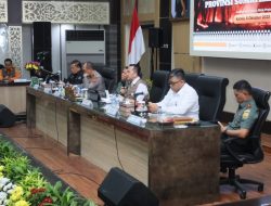 Pj Gubernur Sumsel dan Forkopimda Kumpulkan Bupati/Walikota dan Forkopimda Kabupaten/Kota Bahas Karhutla