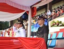 Pemkot Metro Gelar Upacara HUT RI Ke-78, Usung Tema “Terus Melaju Untuk Indonesia Maju”