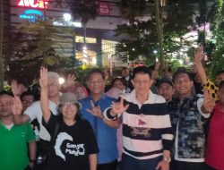 TPD Bersama Gabungan Relawan Ganjar – Mahfud Gelar Nobar, 350 Orang Padati Caffe Nako Way Halim