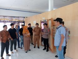 Jelang Hari H, Polsek Pesisir Tengah Patroli Gudang Logistik Pemilu