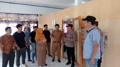 Jelang Hari H, Polsek Pesisir Tengah Patroli Gudang Logistik Pemilu
