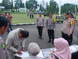 Waduh, Personel Polres Lampung Utara mendadak di tes urine