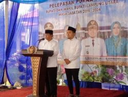 Jabatan Bupati dan Wakil Bupati Lampung Utara Berakhir, Budi Utomo dan Ardian Saputra Gelar Acara Pamitan