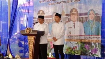 Jabatan Bupati dan Wakil Bupati Lampung Utara Berakhir, Budi Utomo dan Ardian Saputra Gelar Acara Pamitan