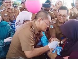 Pj. Bupati Lampura Canangkan PIN Polio