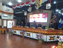 Rapat Paripurna DPRD Metro Terkait Pandangan Fraksi Atas RPJPD 2025-2045