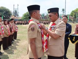 Aswarodi Pimpin Upacara Peringatan Hari Pramuka ke-63