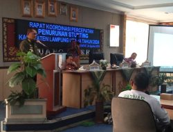Pemerintah Kabupaten Lampung Utara Adakan Rapat Koordinasi Percepatan Penurunan Stunting.