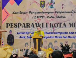 Wahdi Resmikan Pesta Paduan Suara Gerejawi I Kota Metro