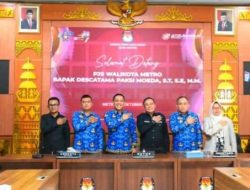 Ciptakan Suasana Kondusif Jelang Pilkada, Pjs Wali Kota Metro Lakukan Kunker ke KPU Metro