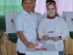 Memilih Mencoblos di Pagi Hari, Parosil Berpesan Jaga Keamanan dan Kedamaian