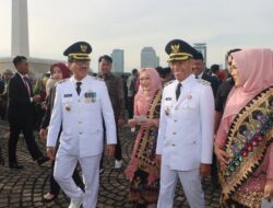 Hamartoni Ahadis dan Romli Resmi dilantik sebagai Bupati dan Wakil Bupati Lampura