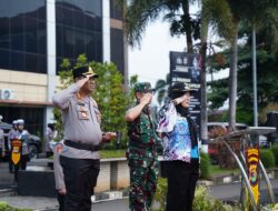 Walikota Eva Pimpin Apel Gelar Pasukan Operasi Ketupat Krakatau 2025
