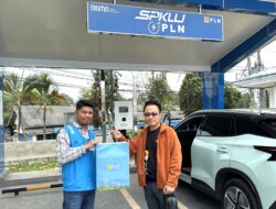 SPKLU PLN di Lampung Utara Siap Layani Pengguna Kendaraan Listrik, Begini Kata Pemudik!