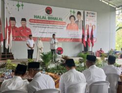 Halal Bihalal, Sudin Ajak Kader Bersatu Menangkan Nanda – Anton