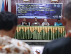 Tanggap Ancaman Narkoba, BNNK Lampung Selatan Gelar Rakor di Kalianda