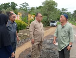 TINJAU JALAN NILAI MILYARAN YANG SUDAH RUSAK , KOMISI 3 DPRD LAMTIM AKAN PANGGIL DINAS PU