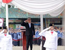 Dengan Semangat Tinggi, Walikota Metro Pimpin Upacara Hari Lahir Pancasila