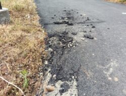 Salah Satu Pekerjaan Jalan Asal Jadi di Yosodadi, Dinas PUTR Jangan Lemah pengawasan