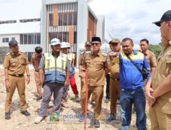 Bupati Pesibar Tinjau Akses Jalan RSUD KH. Muhammad Thohir, Kemenkes Warning Potensi Longsor