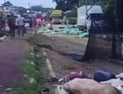 Truk Rem Blong Picu Tabrakan Beruntun di Bakauheni