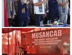 PDIP dan NasDem Serentak Konsolidasi, Lantik Pengurus Partai di Tubaba
