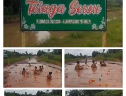 VIRAL! JALAN RUSAK “DISULAP” JADI WISATA TELAGA SEWU