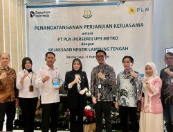 PLN–Kejari Lamteng Teken PKS, Perkuat Kepastian Hukum dan Tata Kelola