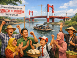 WARGA SAMBUT BAIK RENCANA PEMBANGUNAN JEMBATAN MERAH PUTIH