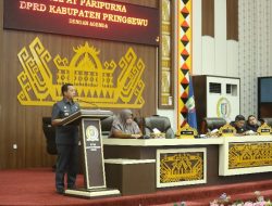 Perubahan Perda No.16 Tahun 2016, Bupati Pringsewu Jawab Pemandangan Umum Fraksi-fraksi DPRD