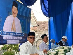 Anggota DPRD Lampung Fraksi PAN Morisman Dampingi Irham Jafar Gelar PANsar Murah Ramadhan dan Santunan Anak Yatim