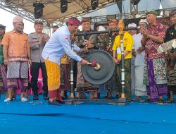 Ketut Suwendra Buka Festival Ogoh-Ogoh di Lampung Tengah