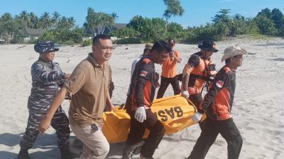 REMAJA TENGGELAM DI PANTAI MANDIRI DITEMUKAN TEWAS