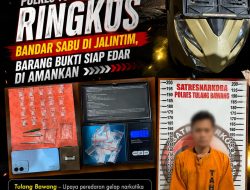 Gagal Kabur, Satresnarkoba Polres Tuba Ringkus Bandar Sabu di Jalintim